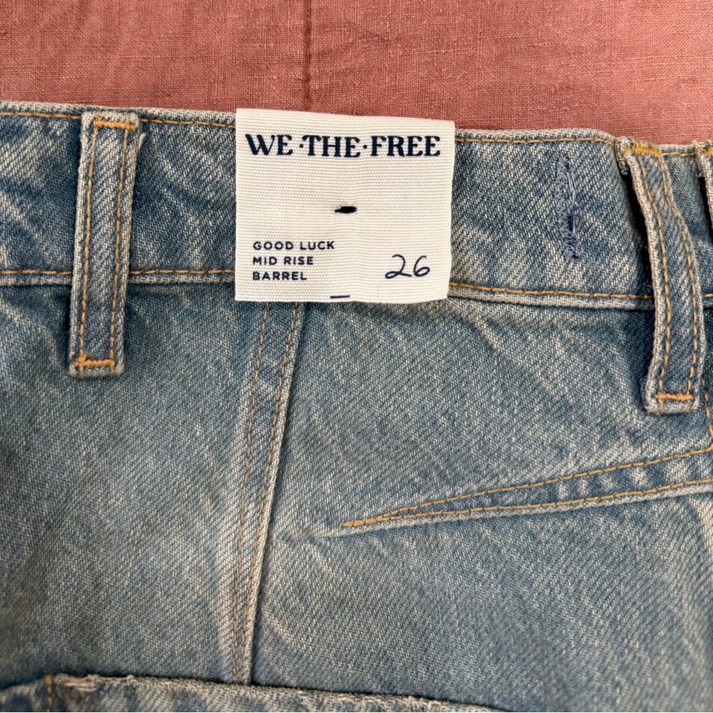 We The Free Light Blue Women Jeans - Picture 4 of 5